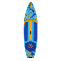 Planche de paddle gonflable, planche de surf SUP large anti-basculement pour adultes, planche de paddle aquatique pour la pêche à la ligne