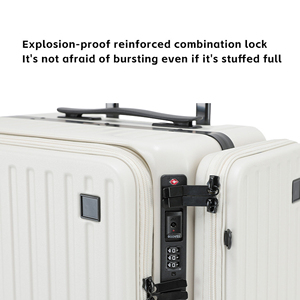 Đa chức năng 20 inch Vali 1 PC phía trước mở nắp Vali PC vali với TSA khóa và sạc với túi bên có thể tháo rời - Product Image 5