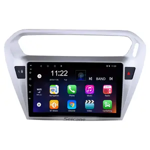 9 дюймов Android 12 сенсорным экраном Apple Play автомобильный стерео для 2014 CITROEN ELYSEE/ PEUGEOT 301 Автомагнитола с Carplay DSP