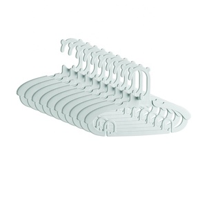 <span class=keywords><strong>Cintres</strong></span> en plastique pour enfants avec pince, extensibles, sans trace, antidérapants, pour vêtements de bébé, <span class=keywords><strong>lot</strong></span> de 10 - Product Image 6