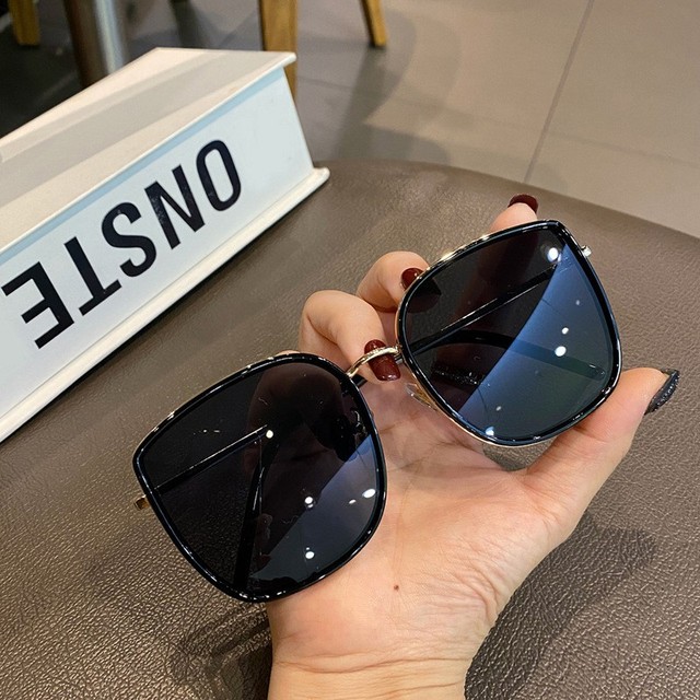 New Large Frame Sun Glasses for Women High Quality Luxury Women Sunglasses Outdoor Sun protection Shading Women's Glasses