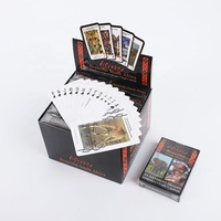 Cartes à jouer publicitaires personnalisées multi-paquets 4 couleurs en papier 280-350 g/m² - Durables et écologiques pour usage familial