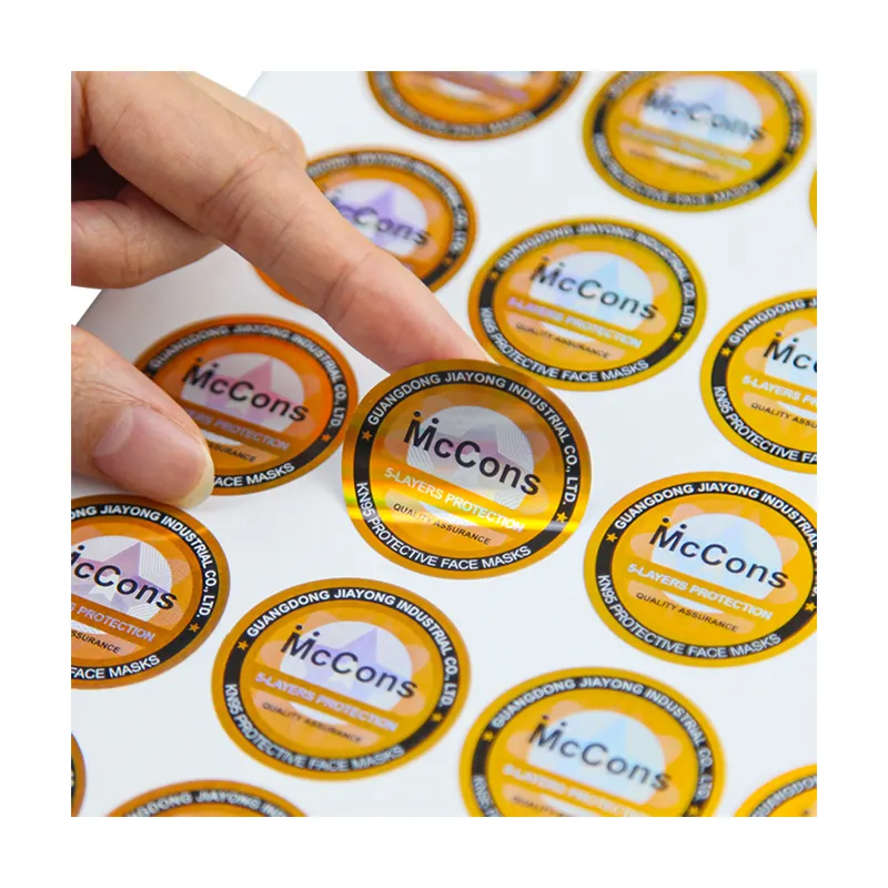 Cheap Custom Brand Logo Self Adhesive Packaging Label Sticker Printing