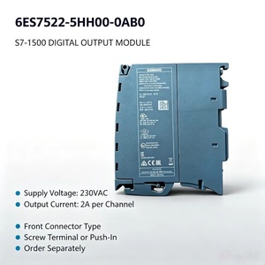 6ES7522-5HH00-0AB0,6ES7 522-5HH00-0AB0,หน่วย SPS,สำหรับ S7-1500 PLC DQ16X230VAC โมดูลเอาต์พุตดิจิตอล - Product Image 1