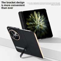 Compatible avec OPPO Find N3 & OnePlus, étui de téléphone en cuir Napa véritable DIY avec texture perforée, support de luxe et design antichoc