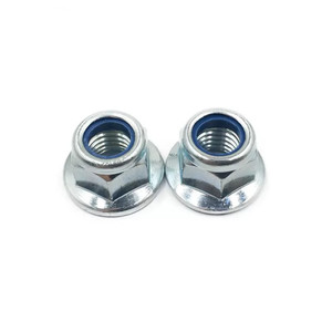 Nhà máy cung cấp 1/2 tự khóa Nut Carbon thép kim loại Hex mặt bích Nylon khóa các loại hạt - Product Image 5