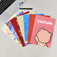 Porte-documents en plastique personnalisé, organiseur de papeterie personnalisé, protecteur de documents durable, décoration de bureau mignonne, cadeau pour les fans d'anime