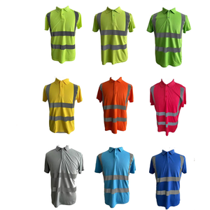 Ama-zonベストセラートップ<span class=keywords><strong>100</strong></span>人が使用安全ワークTシャツ反射ベストカスタムロゴ安全ベスト反射ポリエステルワークウェア - Product Image 3