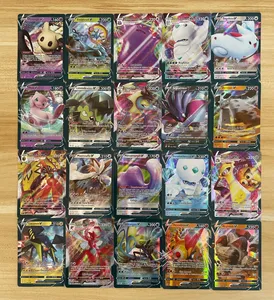 Version Française de 100 Cartes pour Jeu de Cartes à Collectionner Pokémon TCG V Vmax Étincelant Imprimé sur Papier - Product Image 4