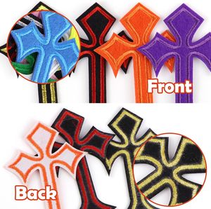 Patchs brodés 3D à chaud, en stock, avec logo personnalisé coloré, thermocollants pour <span class=keywords><strong>la</strong></span> décoration <span class=keywords><strong>de</strong></span> vêtements - Product Image 3