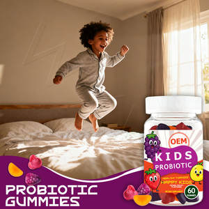 Gummies personnalisées pour enfants Probiotiques Multivitamines Biotine Base d'huile de graines de tournesol biologique Soutien de l'intestin et du métabolisme - Product Image 3