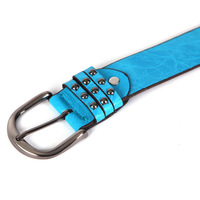Ceintures pour femmes JULUN, ceintures western, ceinture Y2K, ceinture punk avec rivets, boucle à ardillon, accessoire de couleur vive pour jeans, tenues tendance de rue et quotidiennes
