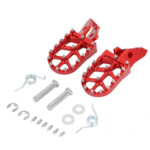 ที่พักเท้ามอเตอร์ไซค์แบบกว้าง ผลิตด้วยเครื่อง CNC พร้อมปุ่มกันลื่น สำหรับรถวิบาก - Product Image 1