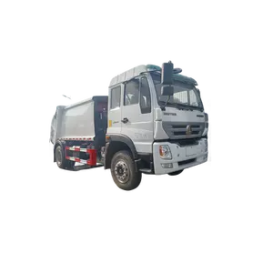 Camion della raccolta dei rifiuti 4x2 camion compattatore del Volume 14cbm