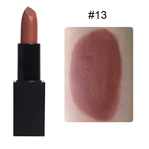 Custom Creamy Lip Stick Nenhum Logotipo Vegan Batom Nu Etiqueta Privada À Prova D' Água De Longa Duração Batons Maquiagem