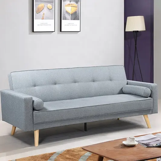 Hot Selling Modern grau Stoff faltbar Wohnzimmer Schlafs ofa Couch Klapp sofa