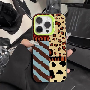 Khảm Leopard silk in không gian trong Suốt TPU điện thoại di động Bìa trường hợp đối với <span class=keywords><strong>iPhone</strong></span> 6 7 8 x XR <span class=keywords><strong>XS</strong></span> 11 12 13 14 15 16 Pro <span class=keywords><strong>Max</strong></span> - Product Image 5