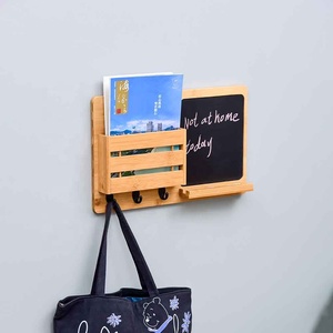 Wall Mounted Chalkboard Hanging <strong>Key</strong> <strong>Hook</strong> Entryway Mail &amp; <strong>Key</strong> Wall Organizer <strong>for</strong> <strong>Home</strong> <strong>Decor</strong> - Product Image 5
