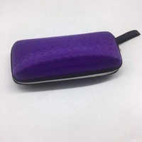 Étui à lunettes rigide en EVA avec fermeture éclair, rectangulaire, personnalisable avec logo, portable, pour lunettes de soleil, boîte de rangement protectrice avec cordon