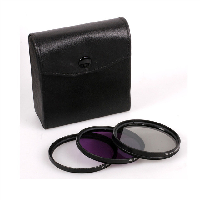 Photography Dslr Camera Lens Cpl Uv Fld Filter Kit Available Size 49 52 55 58 62 67 72 77 82 mm