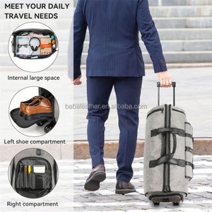 Sac de vêtement à main convertible pour femmes hommes sac de sport avec roues pour voyage affaires week-end sacs de vêtements à roulettes - Product Image 5