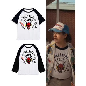 T-shirt <span class=keywords><strong>Stranger</strong></span> Things Hellfire Club - <span class=keywords><strong>Vêtements</strong></span> COS - Été - Autres matériaux - Options manches courtes et longues - Product Image 1