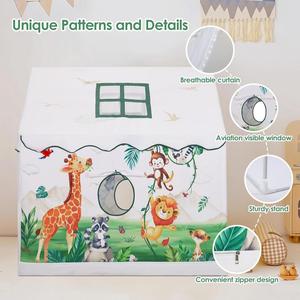 Tente de jeu pour enfants de 47 pouces, spacieuse et confortable, fabriquée en Indonésie, pour garçons et filles - Product Image 3