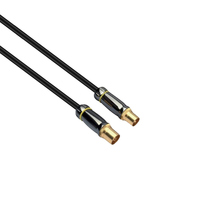 Câble Coaxial pour antenne de télévision RF, boîtier en aluminium, à Triple blindage, 9.5mm, Satellite RG6, câble Coaxial 3c-2v F