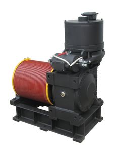 Аксессуары для лифта GTYC140WLD, современный, для больниц и отелей, Тяговая машина для лифта 0,36 м/с, скорость, одинарный барабан из нержавеющей стали - Product Image 1