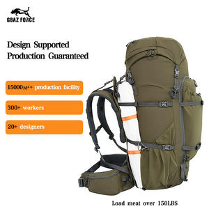 Sac à dos de randonnée Gbaz Force 85L, léger, bretelles réglables, unisexe, sac de sport d'extérieur, vert Ranger - Product Image 4