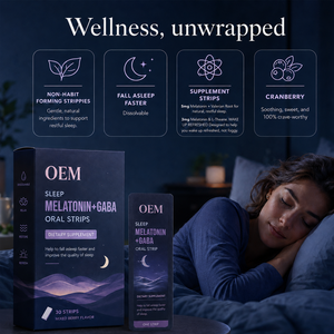 Tiras Orales de GABA para Dormir, con Ácido, para Mejorar el Sueño, No Aptas para Mujeres Embarazadas - Product Image 3