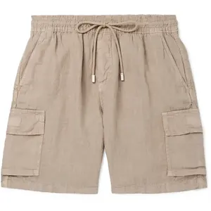 New Fashion Shorts Cargo Shorts Pocket Linen Shorts Men