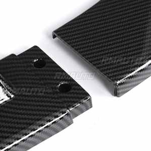3Piece Carbon Fiber Look/Black <b>Car</b> Front Bumper Splitter Lip Body Kit Spoiler <b>Diffuser</b> Guard <b>for</b> Tesla Model 3 Sedan 2016-2021 - Product Image 6