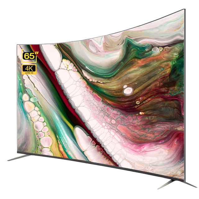 Large Screen Curved TV 65 Inch 4K UHD LED LCD TV Television 65 Inch Curved Smart TV