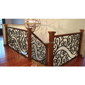 Chuyên nghiệp thiết kế hiện đại MS Ống lan can wrought sắt lan can mạ kẽm - Product Image 6