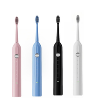 Cepillo de Dientes Eléctrico Recargable con Vibración Sónica y Levitación Magnética, Diseño de Columna Romana Clásica, Suave, Resistente al Agua IPX7, Blanqueador Dental