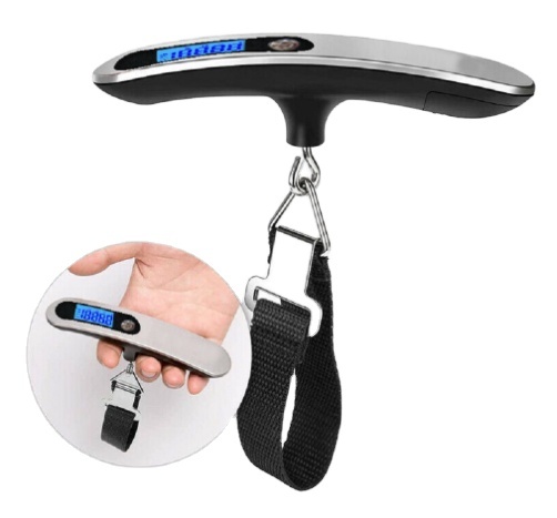 Hot Sell Accurate 50kg Hand Luggage Scale with Tape Measure Travel Luggage Scale Portable Electronic Express Scale