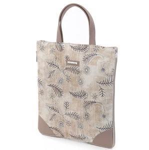 Paisley Floral Embroidered Tote Bag Vintage Jacquard Polyester Handbag with Faux Leather Handles <b>Large</b> Capacity Work & Daily - Product Image 3