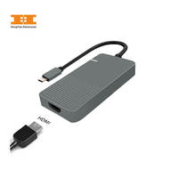Périphériques Accessoires Hub Usb 3.0 Station d'accueil 4 ports C Chargeur Station d'accueil pour ordinateur portable Chargeur Ordinateur portable 12 en 1 Hub Usb C