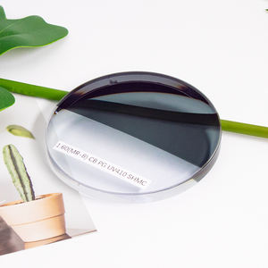 Lentes de Gafas Esféricas Fotocromáticas de Resina CB Gris de Alta Calidad Maat 1.60, Certificación CE, 75 mm de Diámetro, 98-99% de Protección UV - Product Image 2