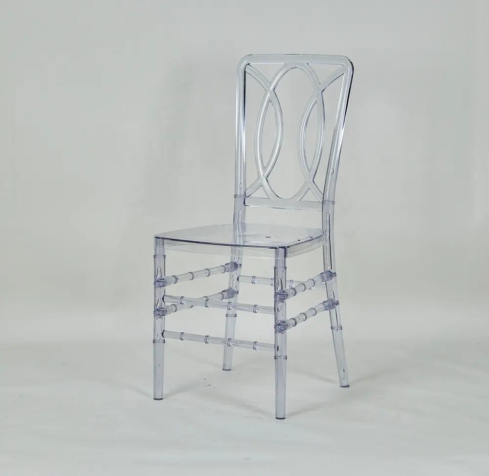 Resina plástica PC Cross Back X Back Wedding Rental Dining Tiffany Chiavari Chair