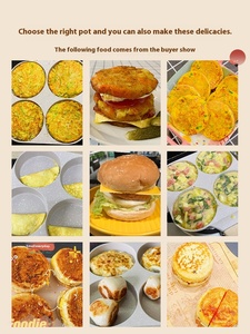 Juego de utensilios de cocina antiadherentes <span class=keywords><strong>Carote</strong></span>, sartén cuadrada de cuatro agujeros para huevos, sartén para tortitas y hamburguesas para desayuno, forma cuadrada - Product Image 3