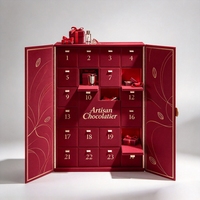 Boîte magnétique à double porte avec tiroirs multicouches personnalisés pour chocolats et noix, emballage cadeau haut de gamme, fabrication en usine