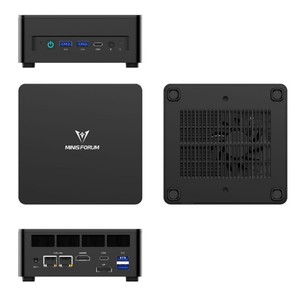 มินิพีซี Chipboard Minisforum Um890 Pro Mini PC 5 7640HS (6 คอร์ 12 เธรด) Radeon 760M SSD 32GB DDR5 สำหรับธุรกิจและสำนักงาน รุ่น MINI-125 Indu - Product Image 1