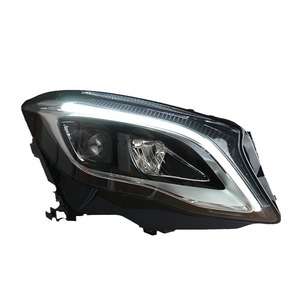Ensemble de phares Mercedes-Benz GLA, feux de jour à LED, clignotants, lentilles, version haut de gamme 2015-2019 - Product Image 4