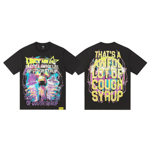 100% Cotton <strong>AWFUL</strong> LOT of COUGH SYRUP T-<strong>shirt</strong> Top Quality Tee Oversized Mens Short Sleeve <strong>Shirts</strong> for Men Tshirts - Product Image 3
