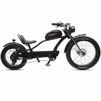 Sepeda Listrik Gaya Chopper TXED Hot Sale 48V 750W Ban Tebal 26 inci Jarak Tempuh 60km Cruiser Ebike