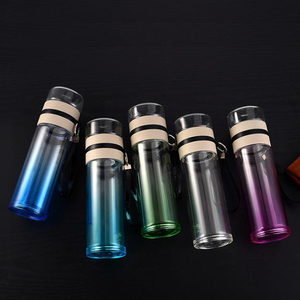 Bouteille de thé portable en verre à double paroi et séparation de l'eau Bouteille de thé Tasse Infuseur de thé - Product Image 6