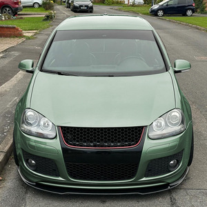 Amp-Z Front Bumper Lip <b>Splitter</b> Carbon Fiber Texture Matte Finish For Volkswagen Golf 5 Mk5 Gti Jetta Mk5 Gli - Product Image 2