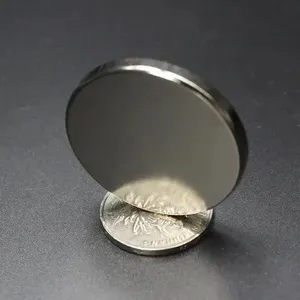 Magnete a disco rotondo Super forte N45 D50 * 5 produttore di materiali magnetici permanenti magneti al neodimio